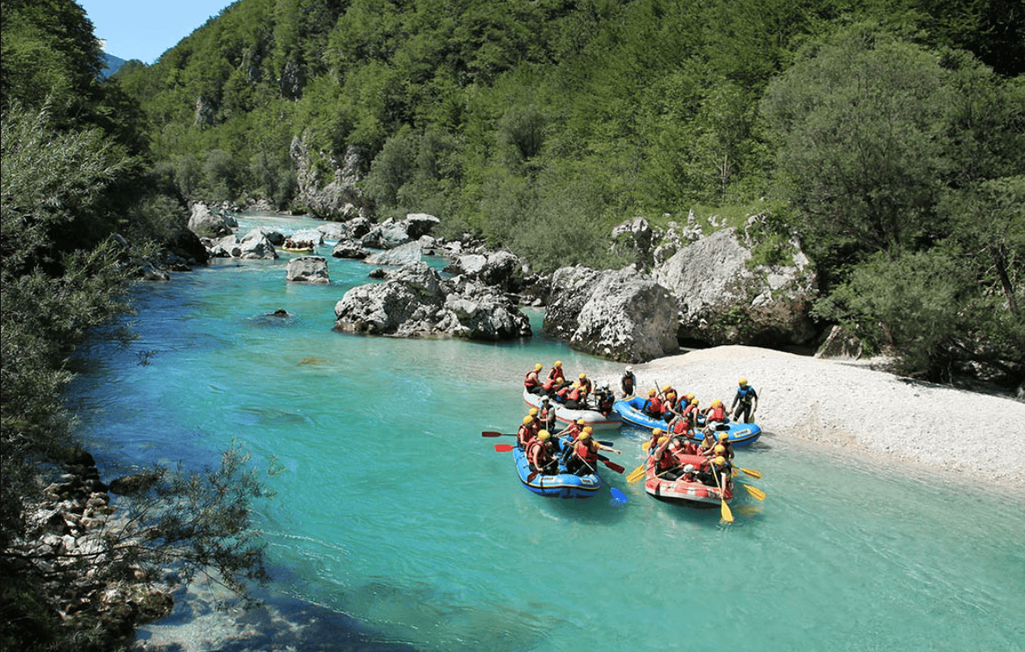 rafting na soči